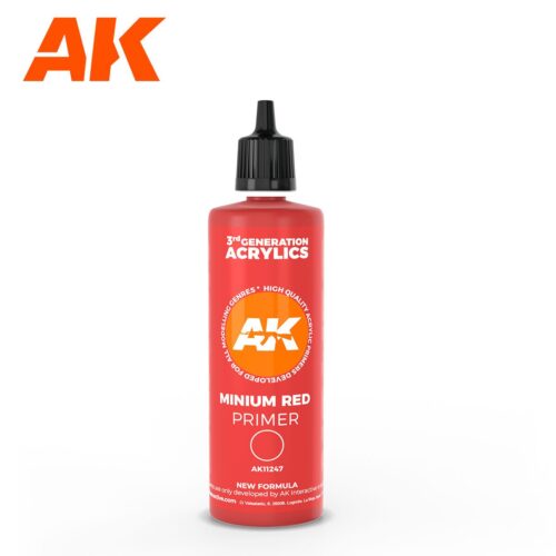 MINIUM RED SURFACE PRIMER 100ML AK INTERACTIVE AK11247